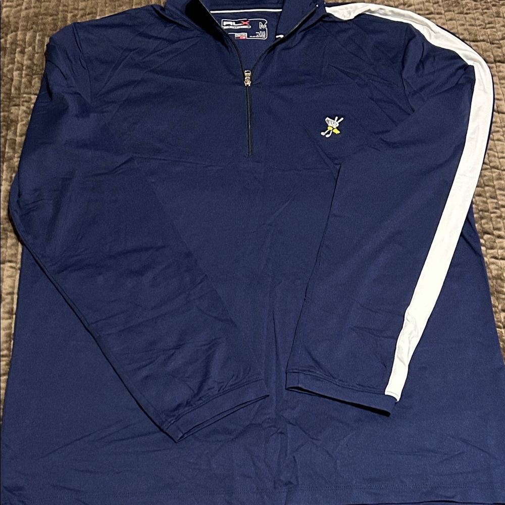 Ralph Lauren RLX Navy Pullover with white Accents